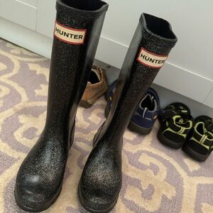 Girls hunter rain boots